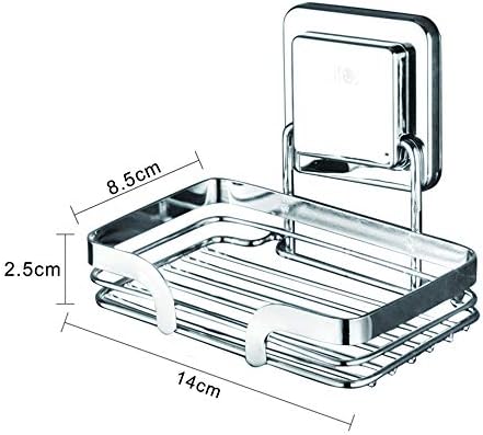 Stainless Steel Soap Dish Holder for Shower Wall No Drilling 1