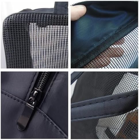 Csafyrt Mesh Shower Bag with Zipper and Strap