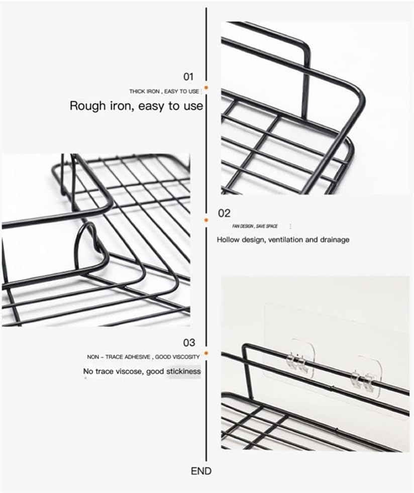 BAHELS Corner Shower Caddy White 1pc