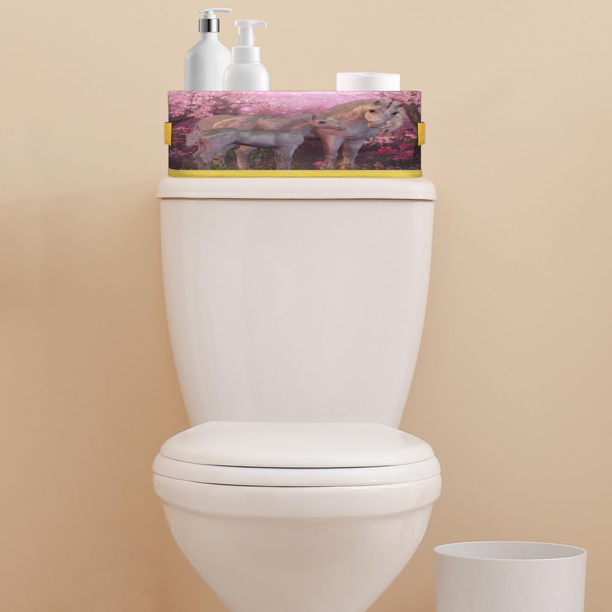 Vomwwlix Decorative Toilet Paper Basket for Bathroom Storage