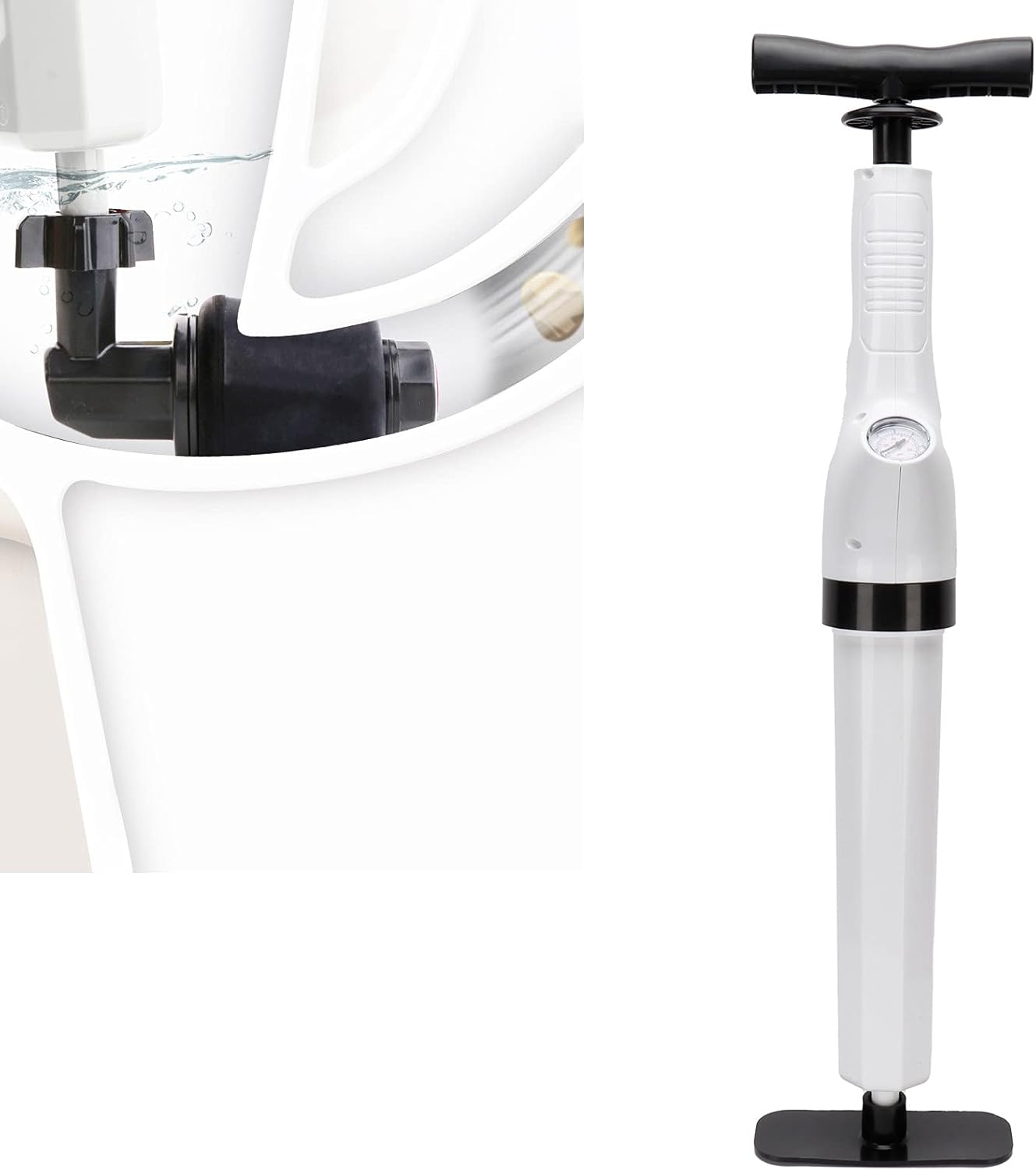 Tyenaza 9 in 1 Toilet Plunger Kit with Air Blaster