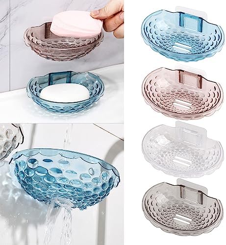Wall Mounted Soap Holder Self Adhesive Bathroom Soap Rack