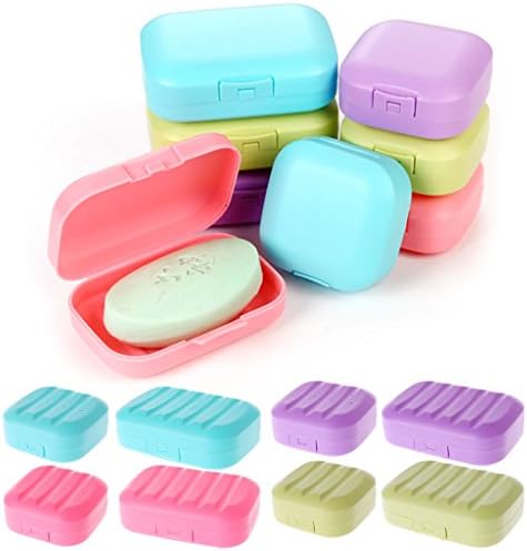 JNIYHGENS Soap Box Travel Holder with Lock
