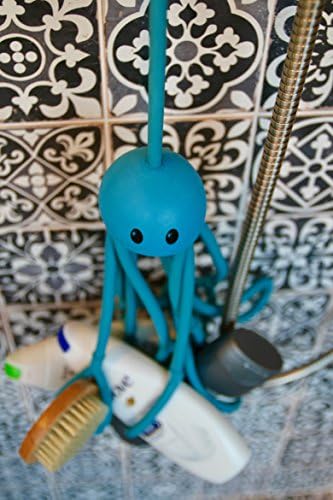 Octopus Shower Caddy - 9 Slots Blue Fun Organizer 1