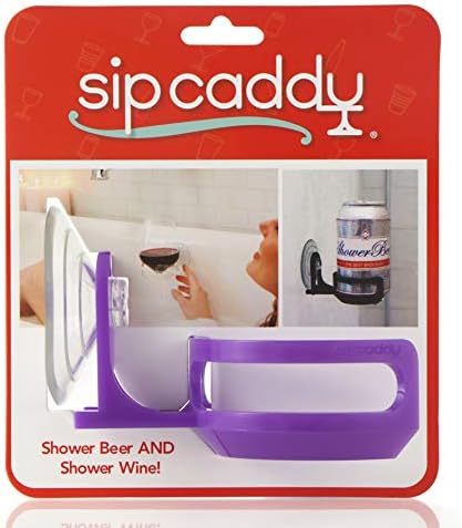 SipCaddy Portable Cupholder Caddy for Beer Wine Purple