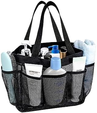 Miloidea Mesh Shower Bag with 7 Pockets - Portable Travel Organizer