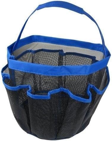 BLOOMBITE Mesh Shower Caddy Tote Bag with 8 Pockets