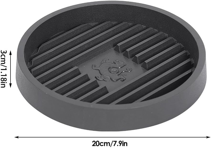 Gray Toilet Plunger Holder with Quick Drying Mat