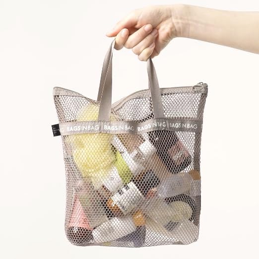Mesh Travel Shower Caddy Tote Bag for Gym Swim Dorms Bathrooms