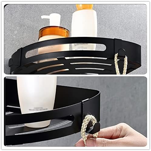 BAHELS Black 1-Layer Shower Caddy Storage Rack