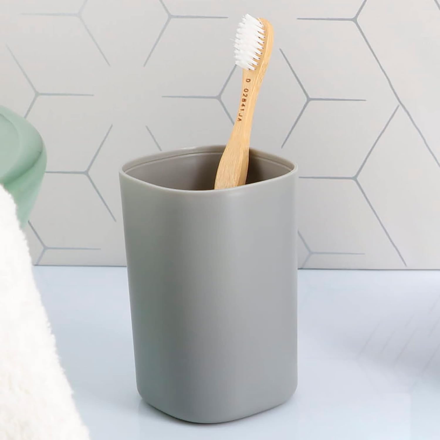EVIDECO Gray Bathroom Set - 3 Piece Accessories