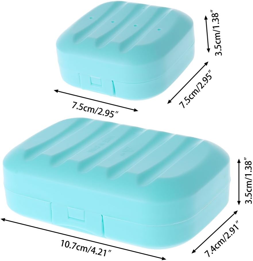 JNIYHGENS Soap Box Travel Holder with Lock