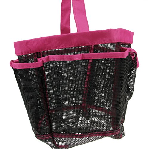 Quick Dry Shower Caddy with 8 Pockets and Handle
