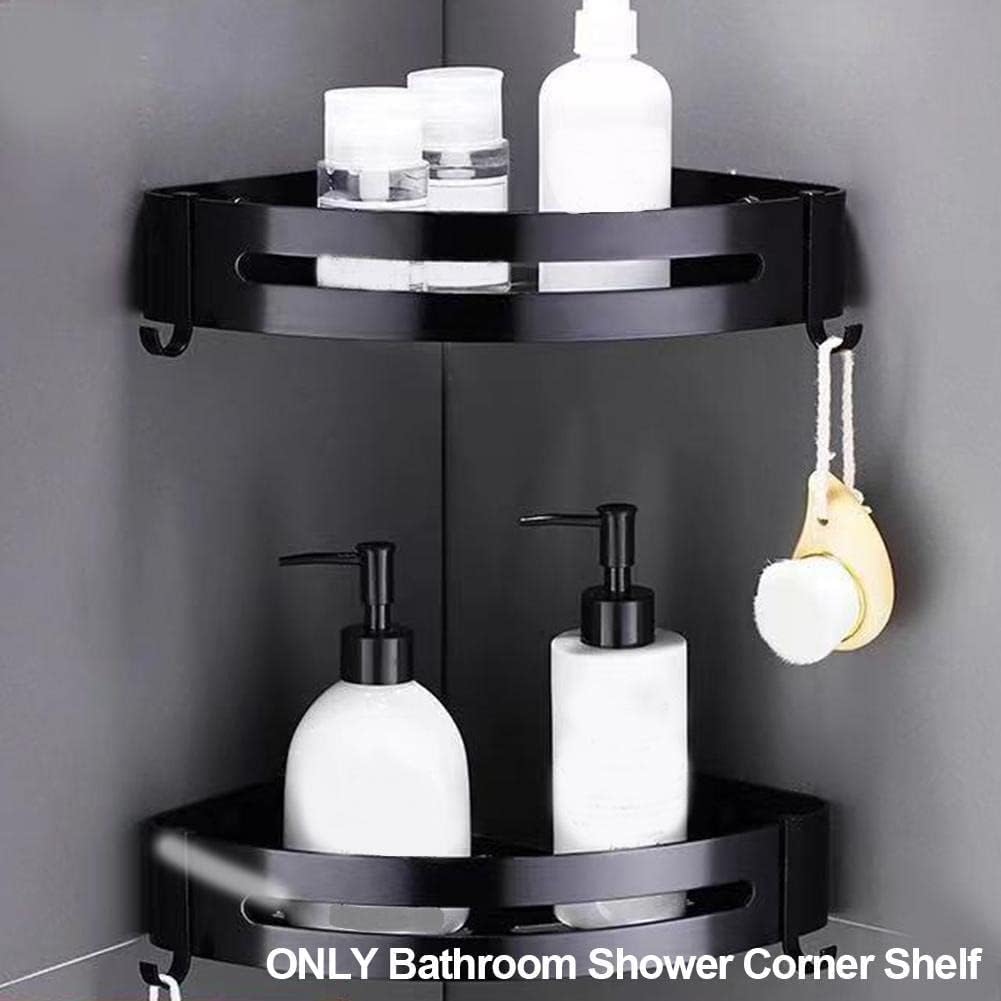 BAHELS Corner Shower Caddy with Drainage Holes 1