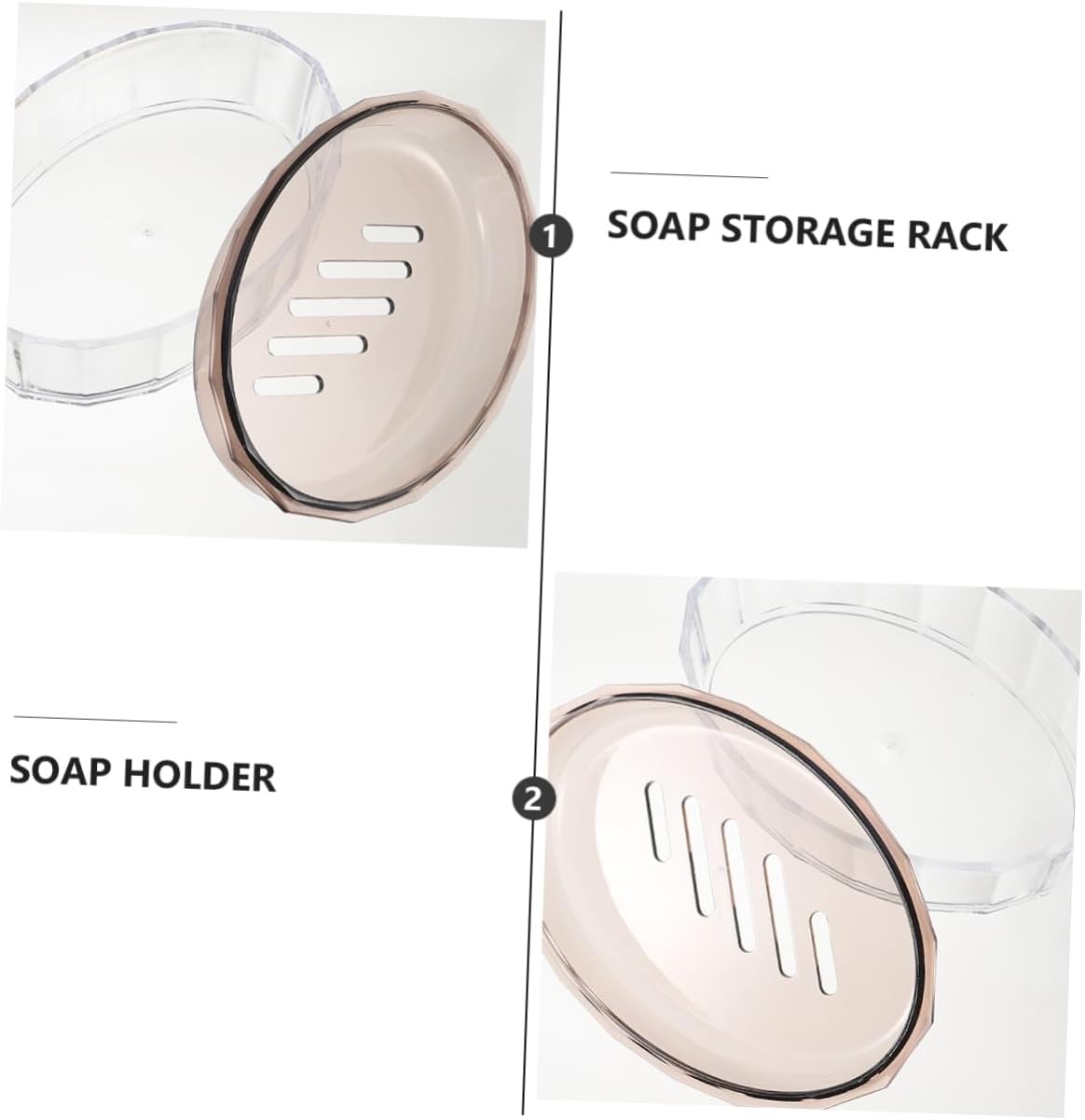 TINEASUR 1pc Creative Soap Container Decorative Drain Dish