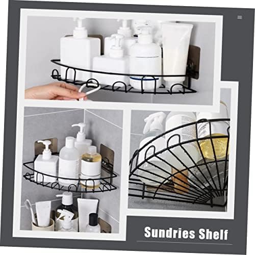 COOLHIYA Wall-Mounted Shower Corner Shelf with Triangular Design