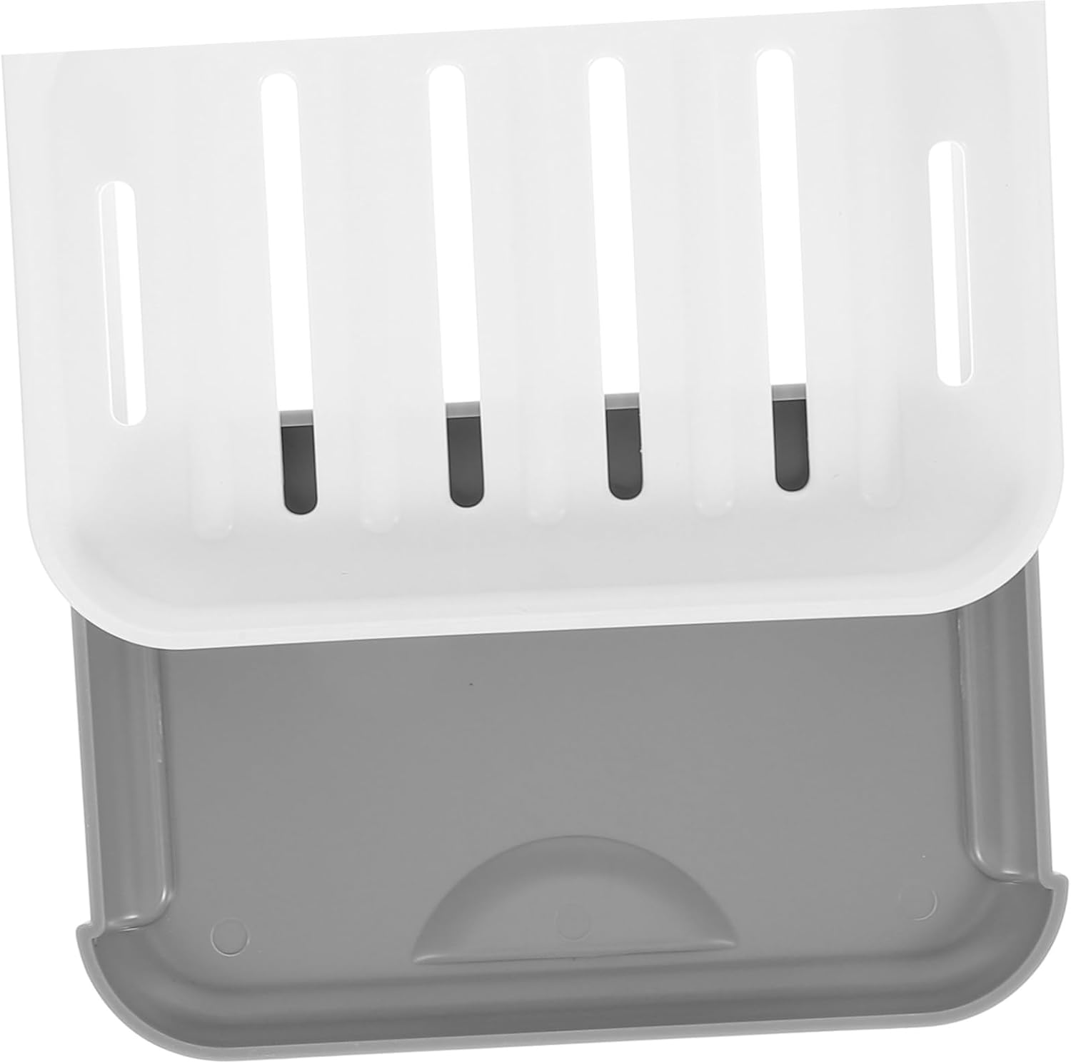 COOLHIYA 1set Absorbent Soap Dish Wall Mount Bathroom Holder