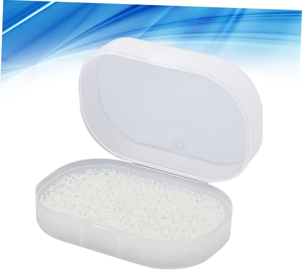 FONDOTIN 2pcs Leak-Proof Plastic Soap Dish Set
