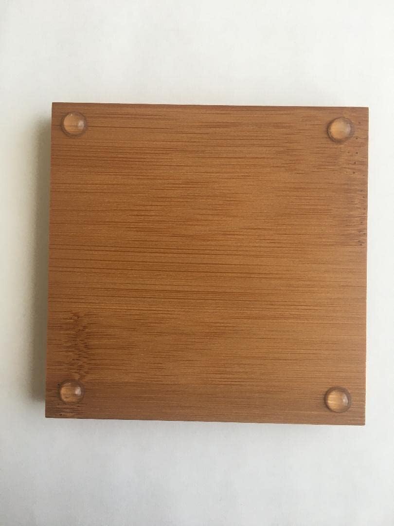 Bamboo Soap Dish Set of 5 4x4x05 Inches
