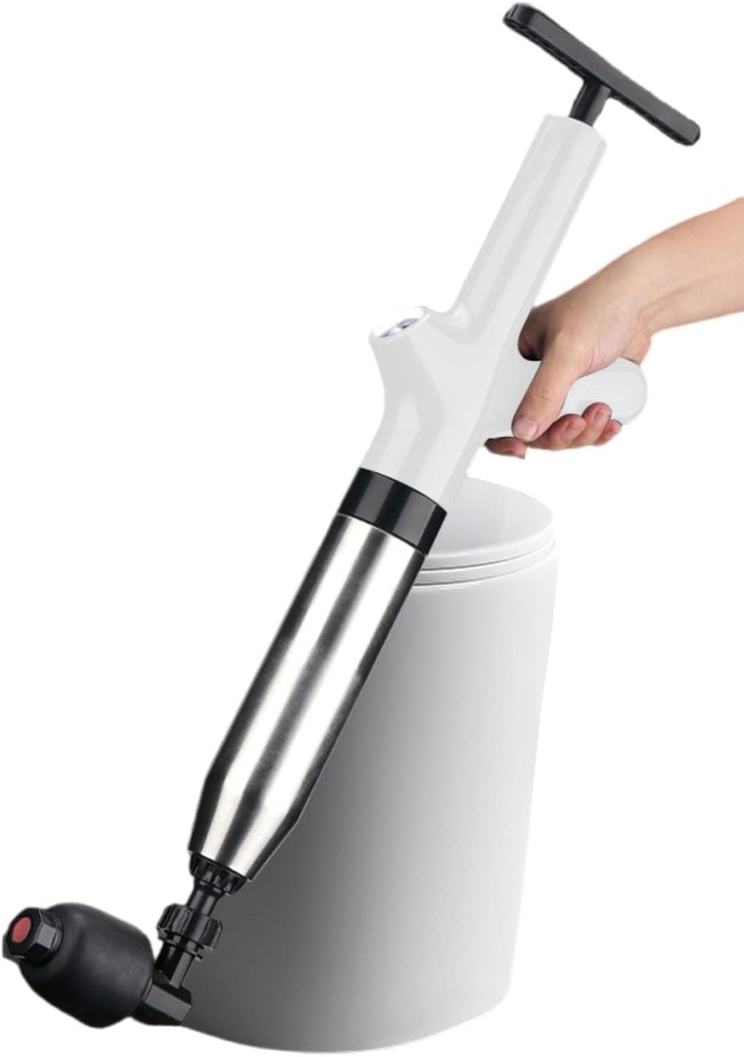 Toilet Unclogger Stainless Steel Powerful Suction Tool