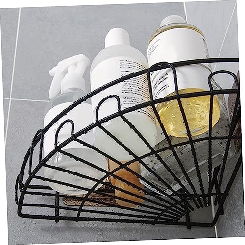 COOLHIYA Wall-Mounted Shower Corner Shelf with Triangular Design