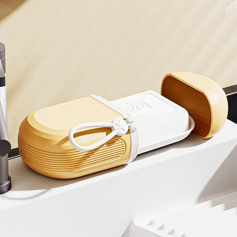 YAMSLAM Travel Soap Holder Leak Proof Durable
