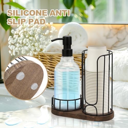 Tanggiteck Country-Style Iron Cup Holder Set