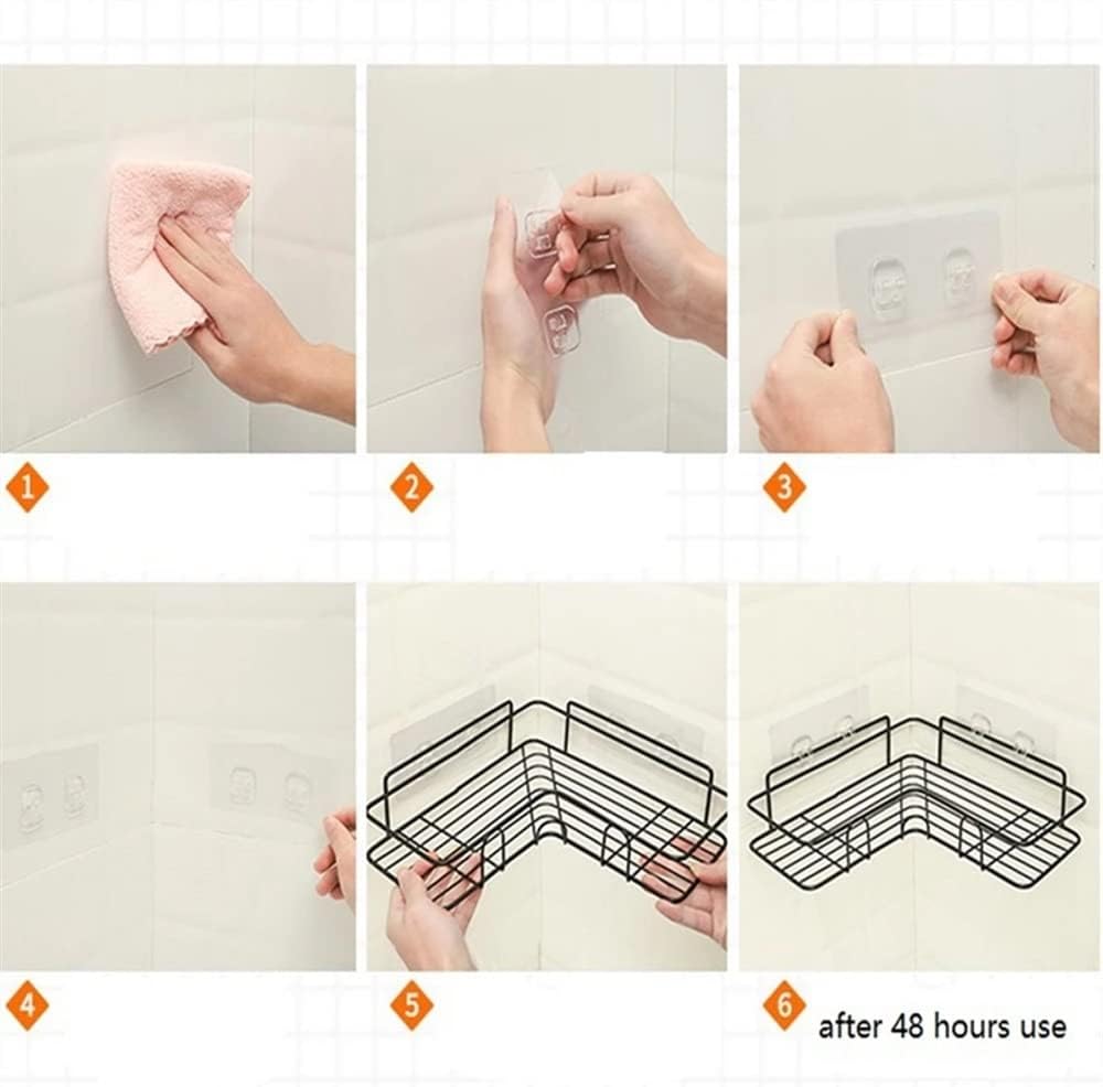 BAHELS Corner Shower Caddy White 1pc