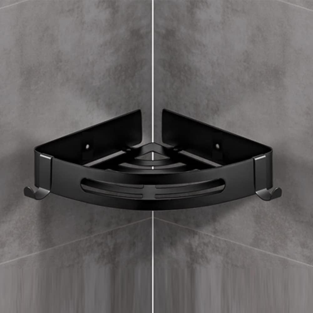 BAHELS Black 1-Layer Shower Caddy Storage Rack