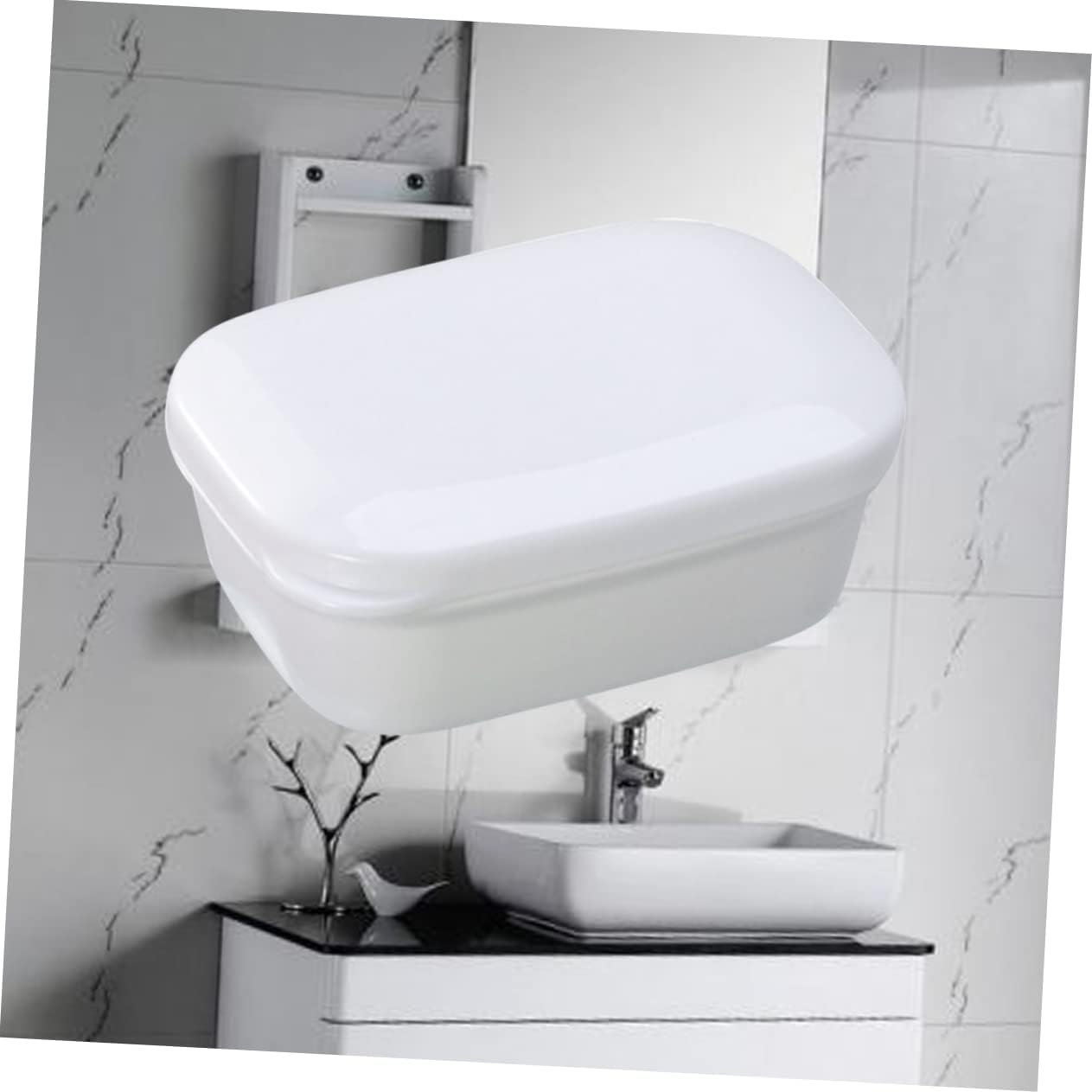 HOOTNEE Portable Soap Dish with Drainer and Anti-Slip Design 1