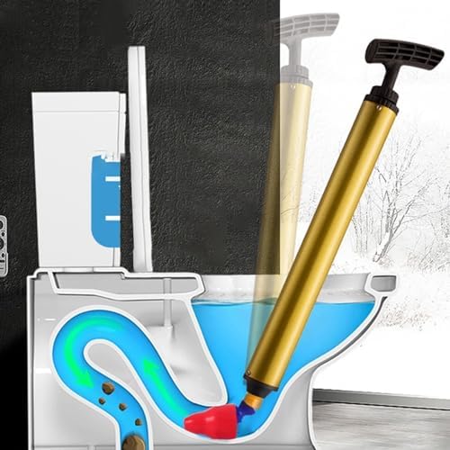Wedhapy High Pressure Toilet Plunger with 180 Rotating Seal