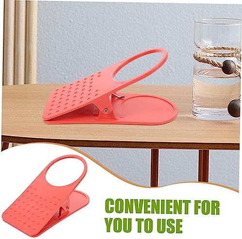 Unomor Table Cup Clamp Clip Holder for Home Office Restaurant