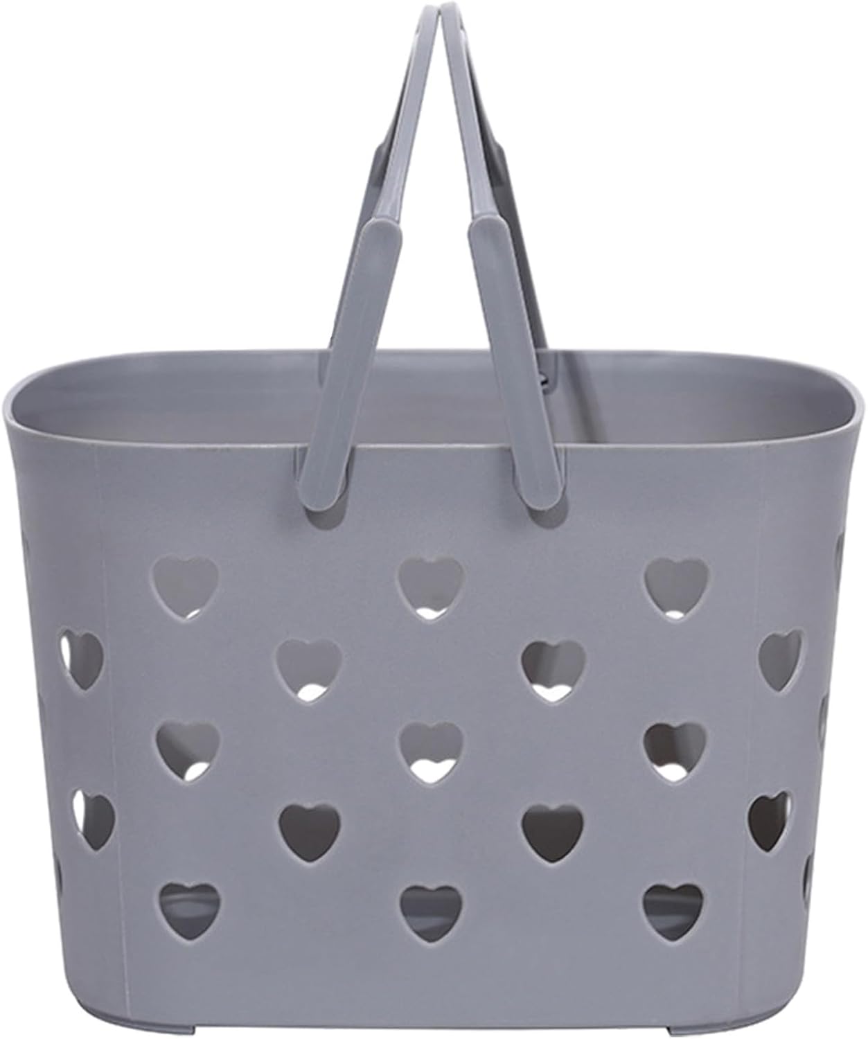 Portable Shower Caddy with Handles and Large Storage Capacity Gray