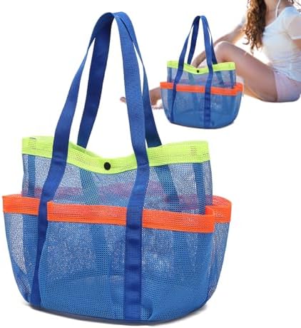 Mesh Shower Caddy - Waterproof Portable Tote With Multiple Pockets