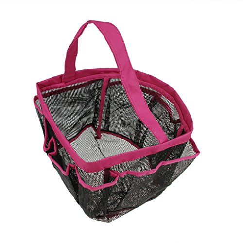 Quick Dry Shower Caddy with 8 Pockets and Handle