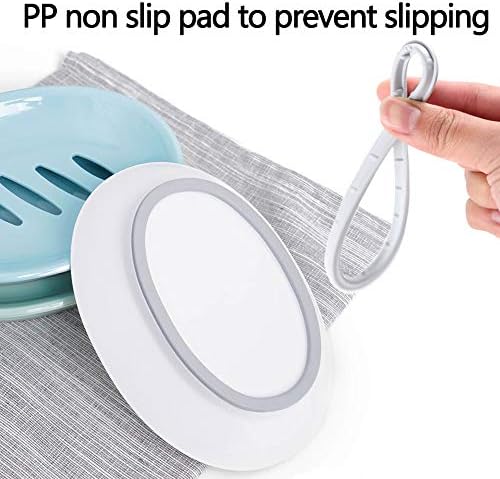 WYOK 2-Pack Soap Dish with Drain and Dry Feature
