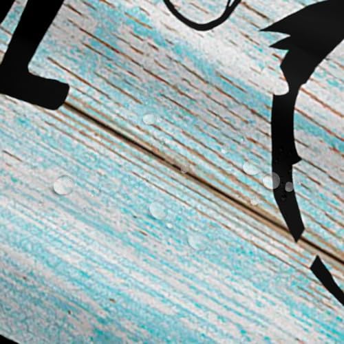 Lake Shower Curtain with 12 Hooks Teal