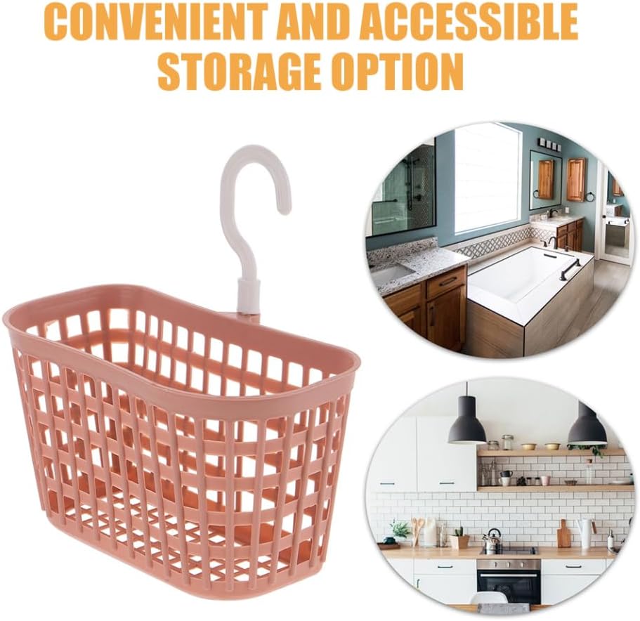 Cabilock Plastic Shower Basket Set with Handle