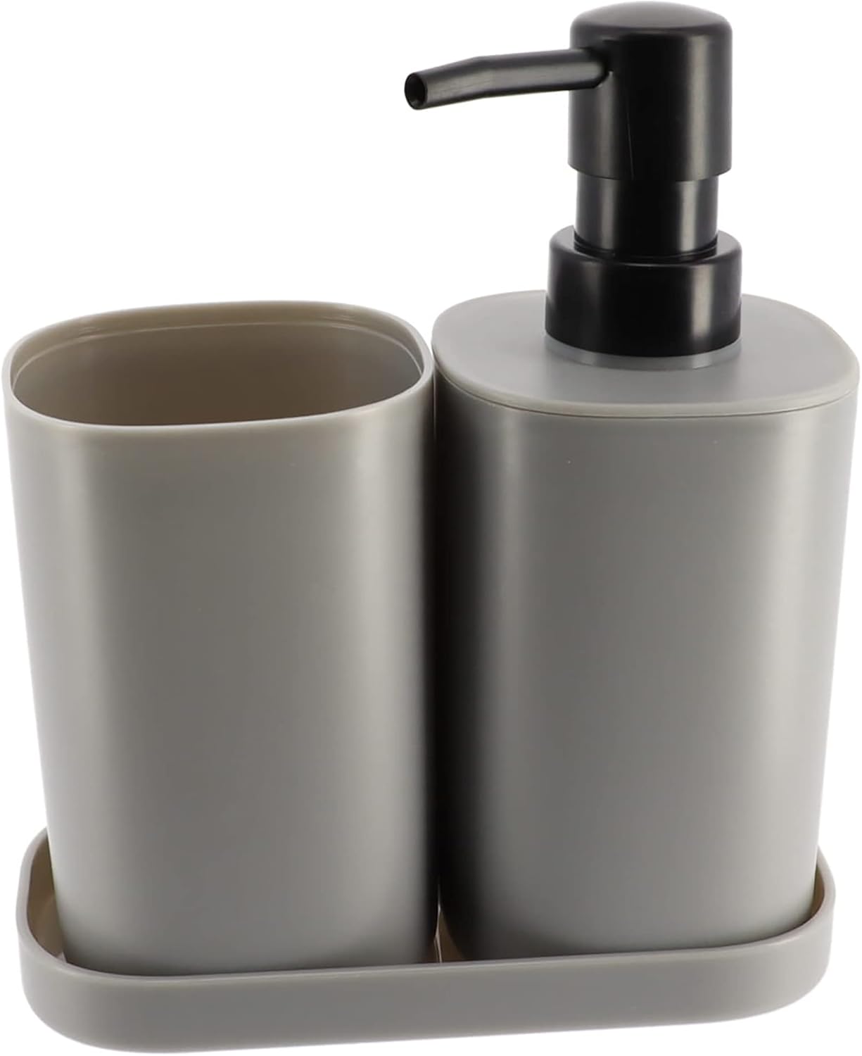 EVIDECO Gray Bathroom Set - 3 Piece Accessories