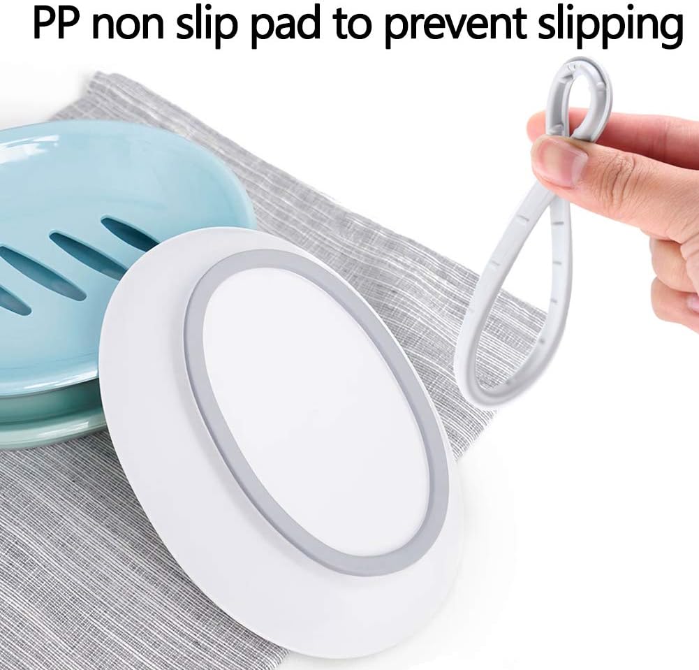 WYOK 2-Pack Soap Dish with Drain and Dry Feature