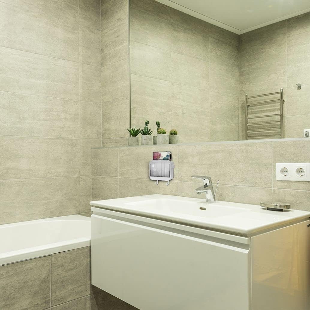 Wall Mounted Soap Dish with Lid and Draining Hook