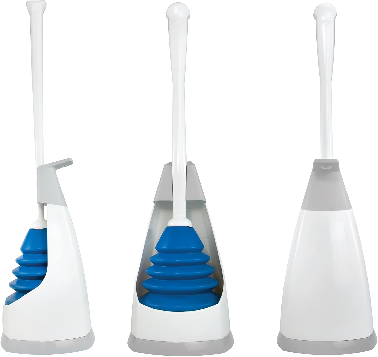 Unger EZ Plunger with No-Drip Caddy - Discreet Bathroom Tool