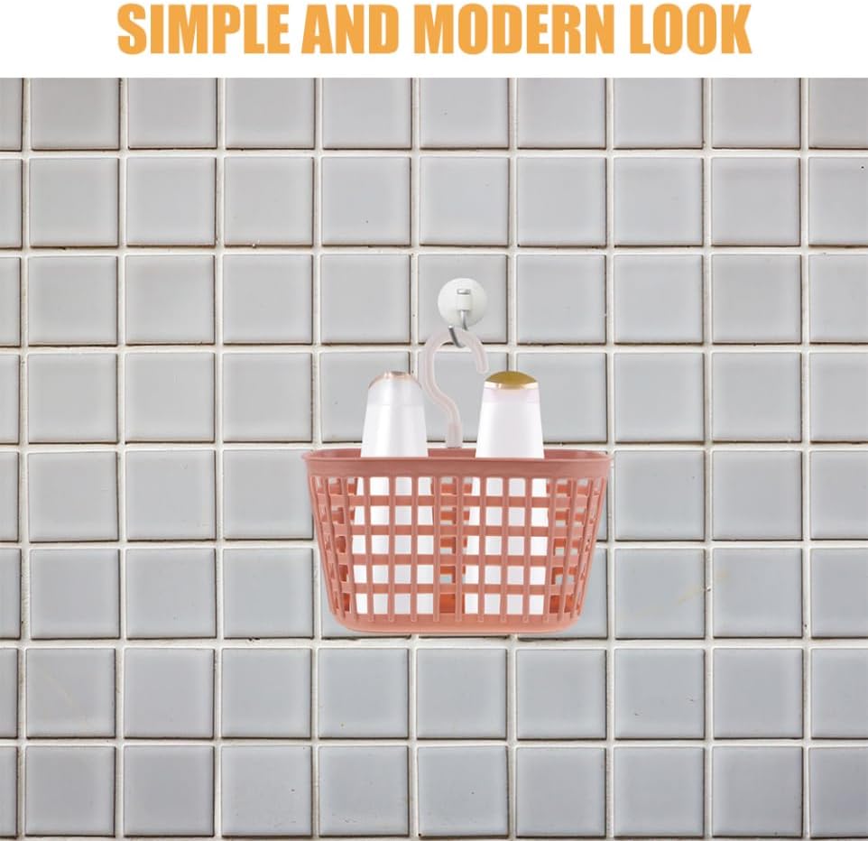 Cabilock Plastic Shower Basket Set with Handle