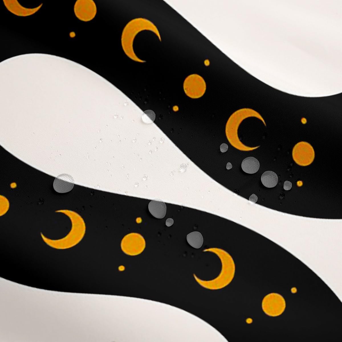 Erosebridal Snake Pattern Waterproof Curtain Set