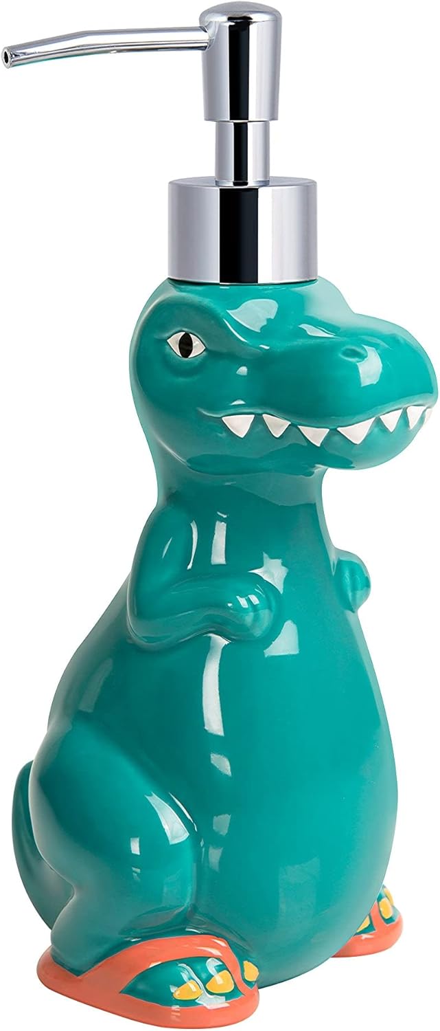 Allure Home Dinosaur 4-Piece Ceramic Bath Set