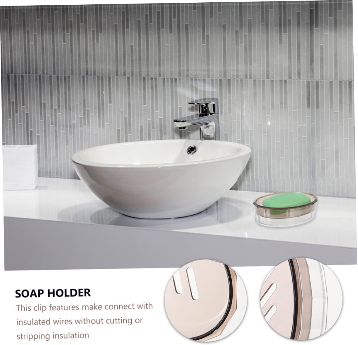 TINEASUR 1pc Creative Soap Container Decorative Drain Dish