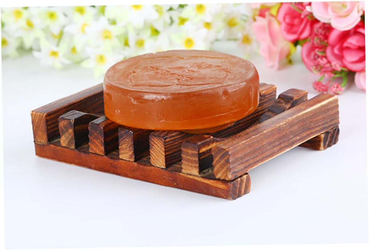 Hoement Carbonized Soap Dish - Stylish Holder for Kitchen and Bathroom