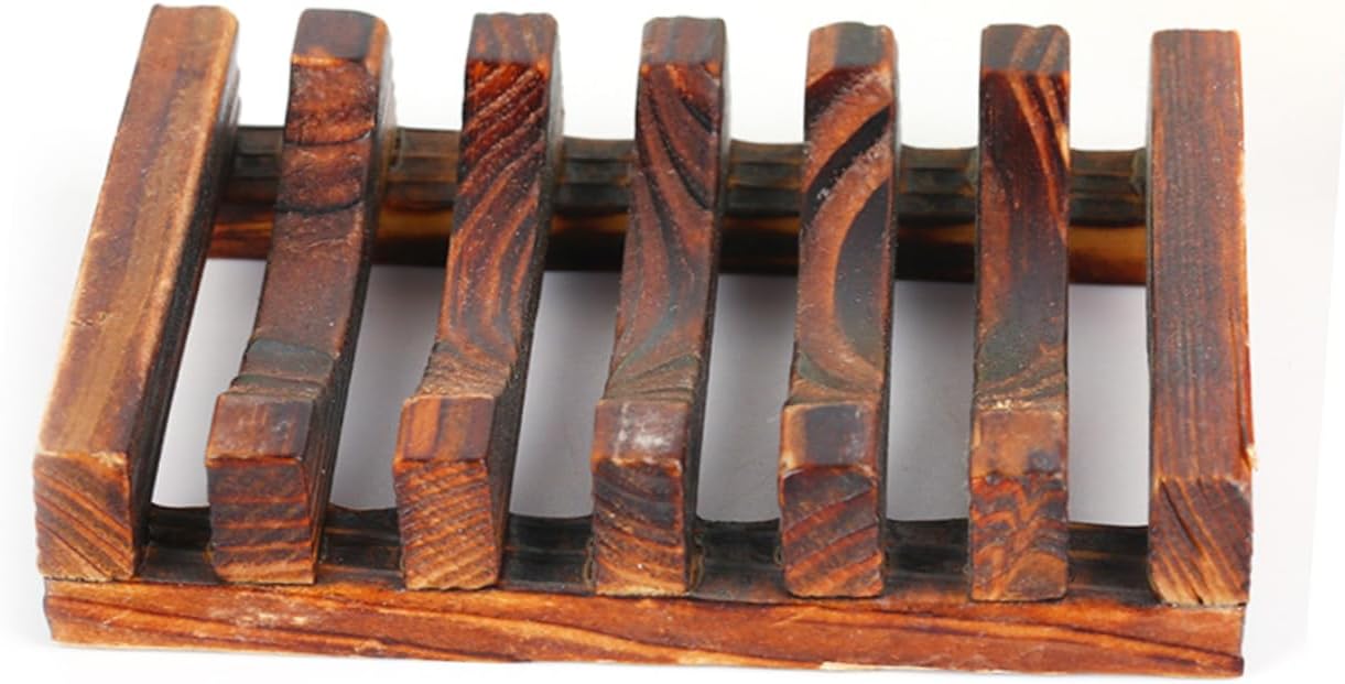 Hoement Carbonized Soap Dish - Stylish Holder for Kitchen and Bathroom