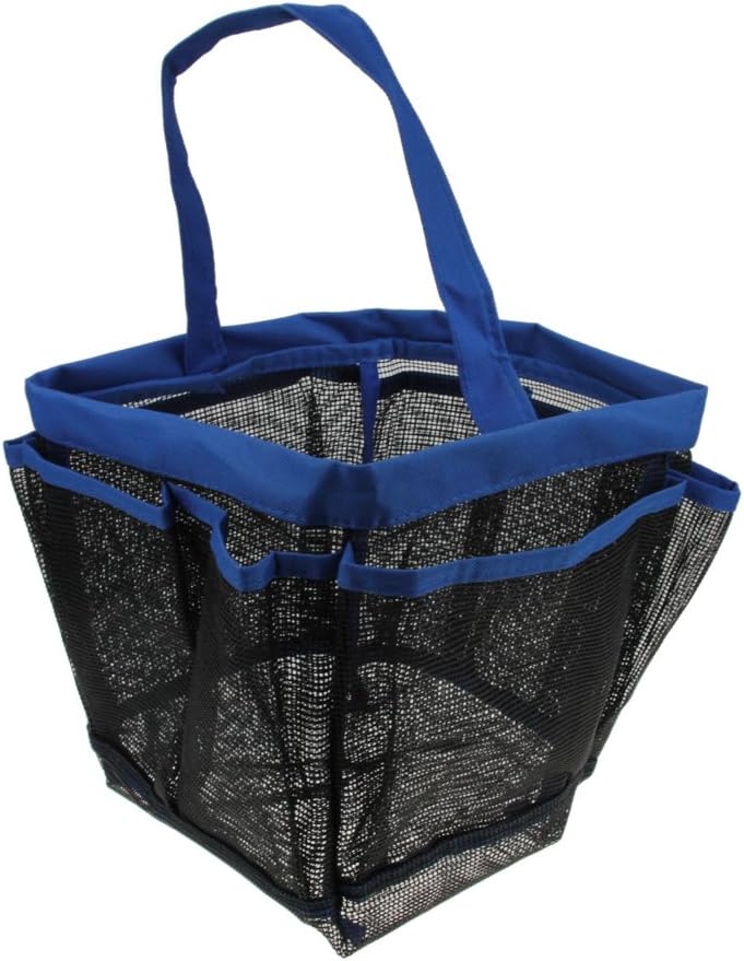 Holiberty Quick Dry Shower Caddy with 8 Pockets and Handle 1