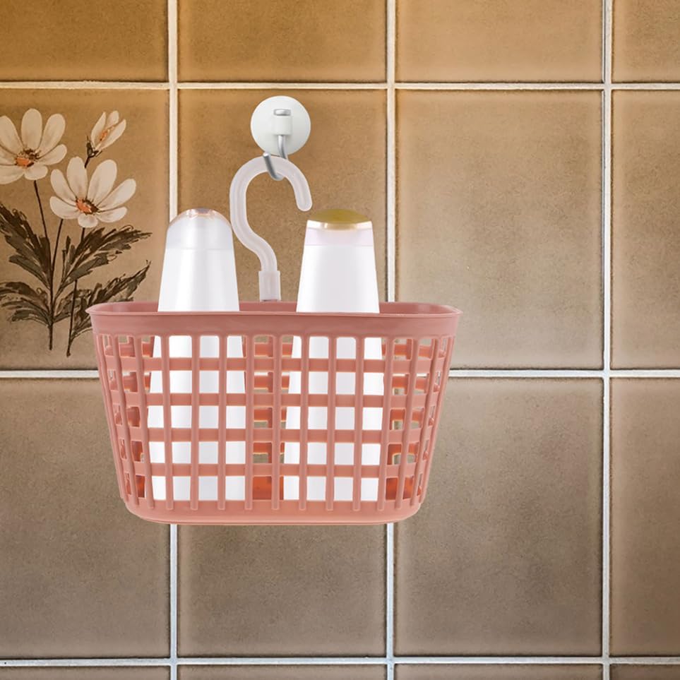 Cabilock Plastic Shower Basket Set with Handle